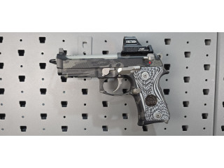 CUSTOM - BERETTA M9A1 COMPACT BLACKBEARD'S CUSTOMS SNOW TOPO