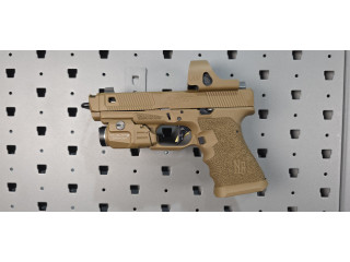 CUSTOM - GLOCK 19 G3 "RIPPER" FDE WITH SRO + RAMJET