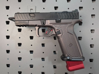 RARE - ZEV OZ9C HYPERCOMP GRAY & BLACK 9MM MODULAR PISTOL
